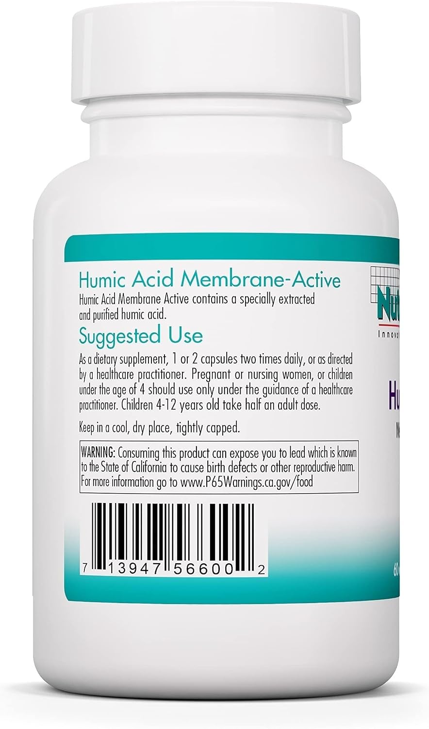 Allergy Research Group NutriCology Humic Acid - 750 mg - 60 Capsules - görsel 4