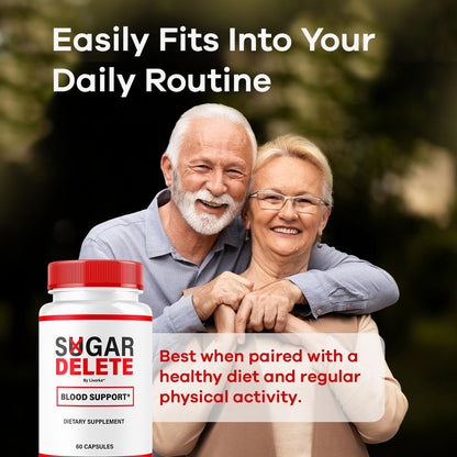 Sugar Delete Capsules - Premium Formula with Natural Ingredients for Blood Glucose Support, 60 Capsules