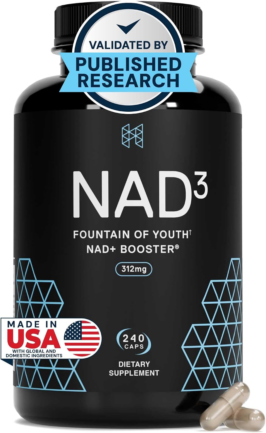 HPN NAD3 Clinical NAD+ Booster - 120 Capsules (60-Day Supply) - görsel 9