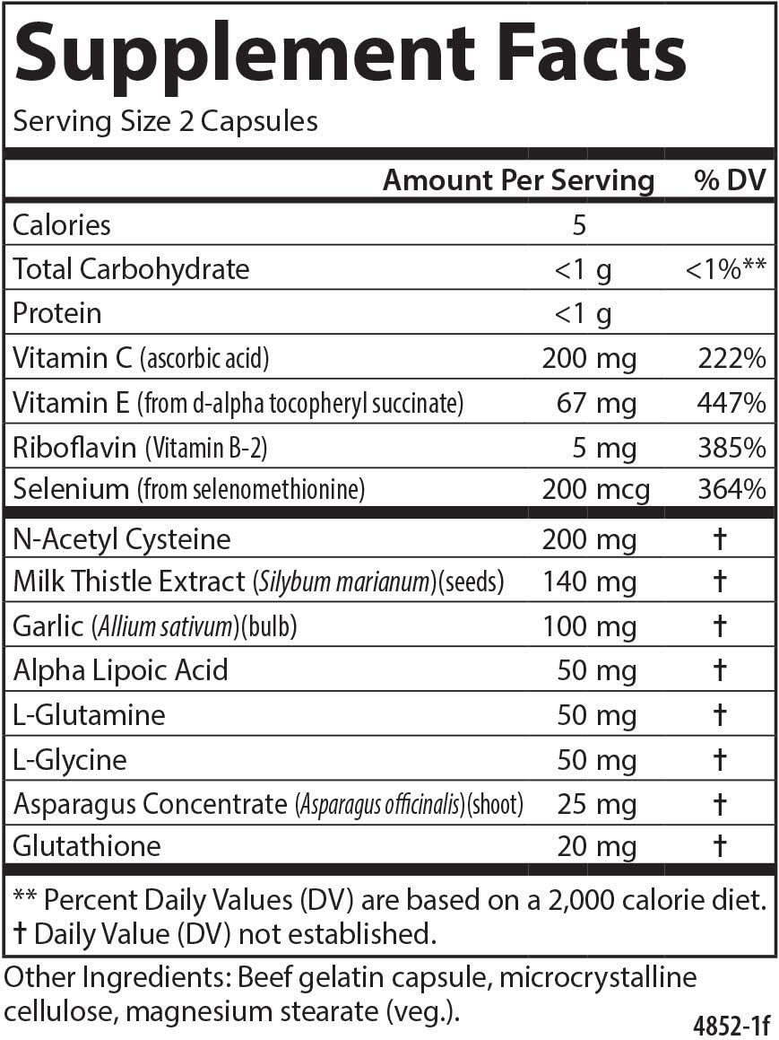 Carlson Labs Glutathione Booster, 180 Capsules - görsel 2