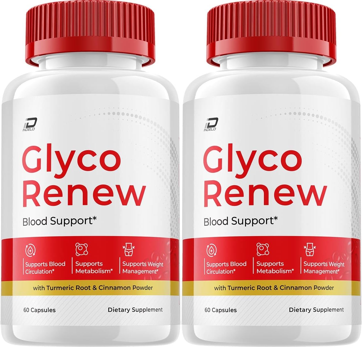 Glyco Renew Capsules – Natural Supplement to Maintain Healthy Levels (2 Pack, 120 Capsules) - görsel 1