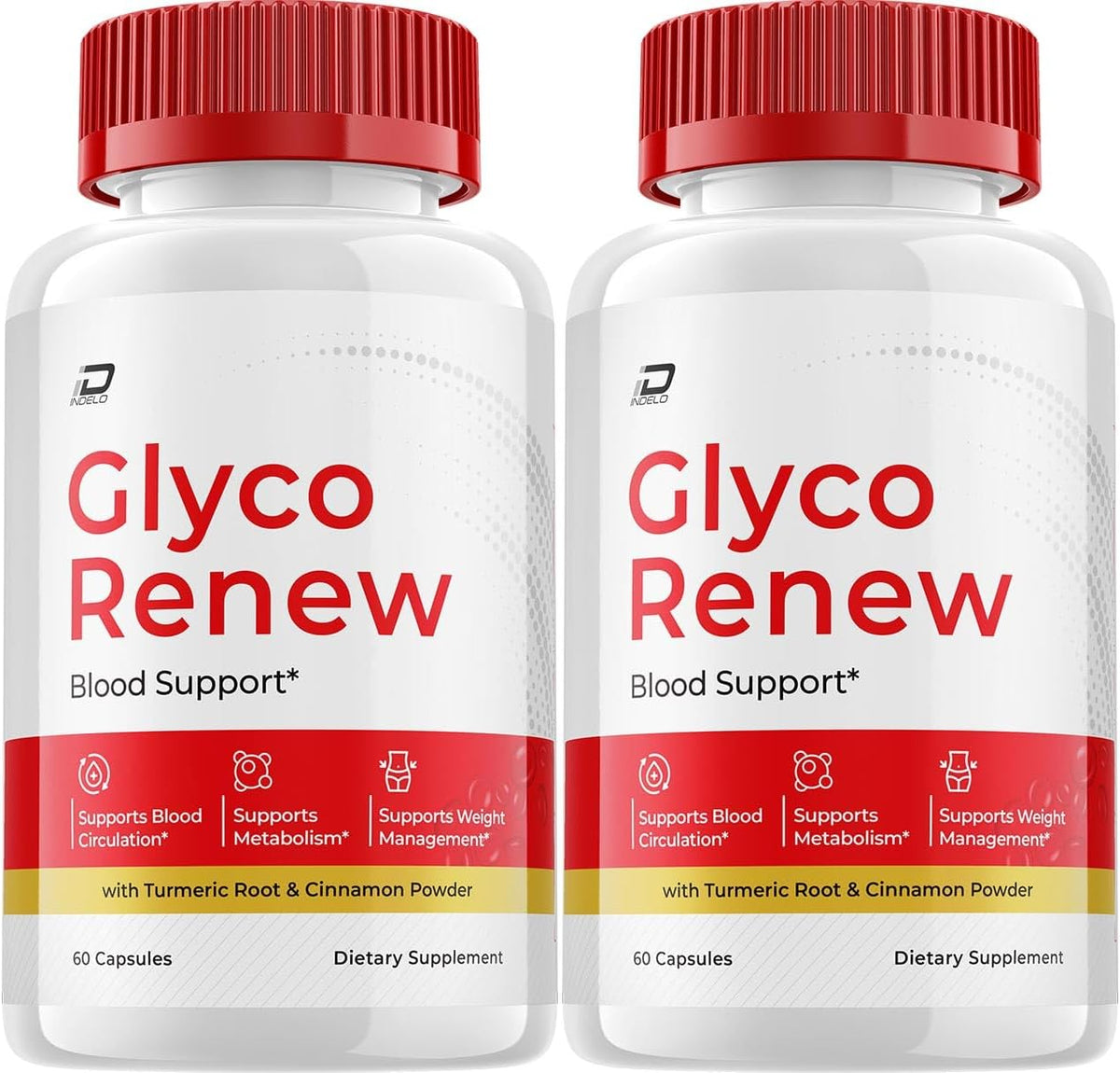 Glyco Renew Capsules – Natural Supplement to Maintain Healthy Levels (2 Pack, 120 Capsules) - görsel 1