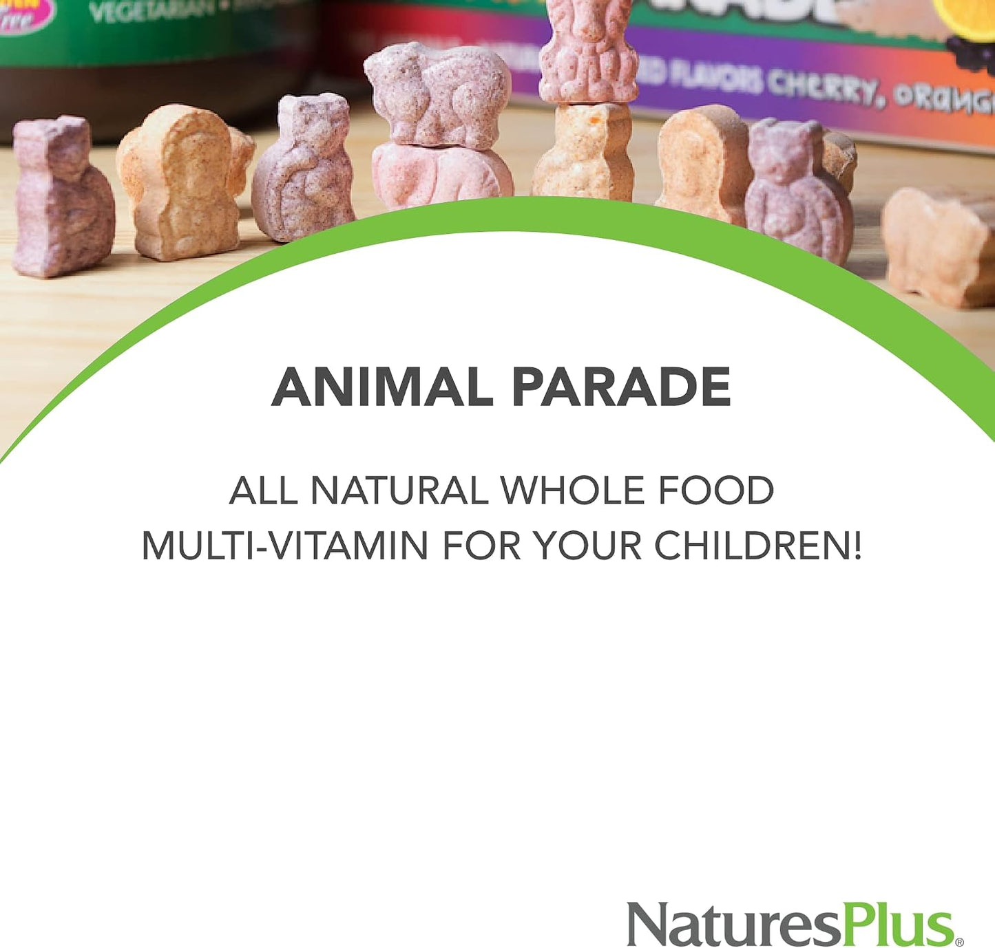 Nature's Plus Animal Parade Kids Magnesium, 90 Chewable Tablets - görsel 3