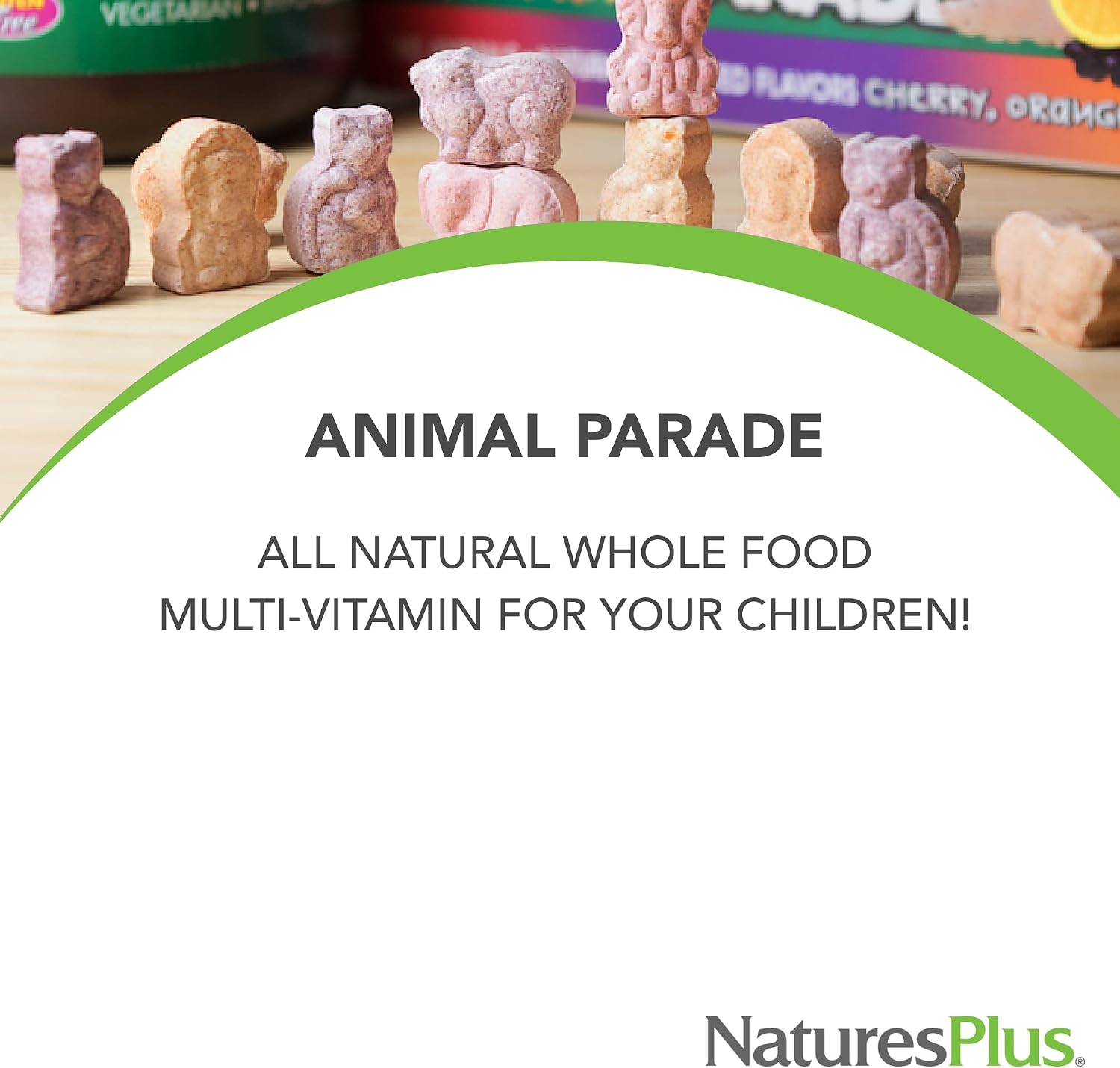 Nature's Plus Animal Parade Kids Magnesium, 90 Chewable Tablets - görsel 3