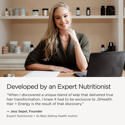 JSHealth Hair Growth Vitamins for Women - – Third-party testing: JSHealth’s kelp is heavy metal tested to ensure – Image 6