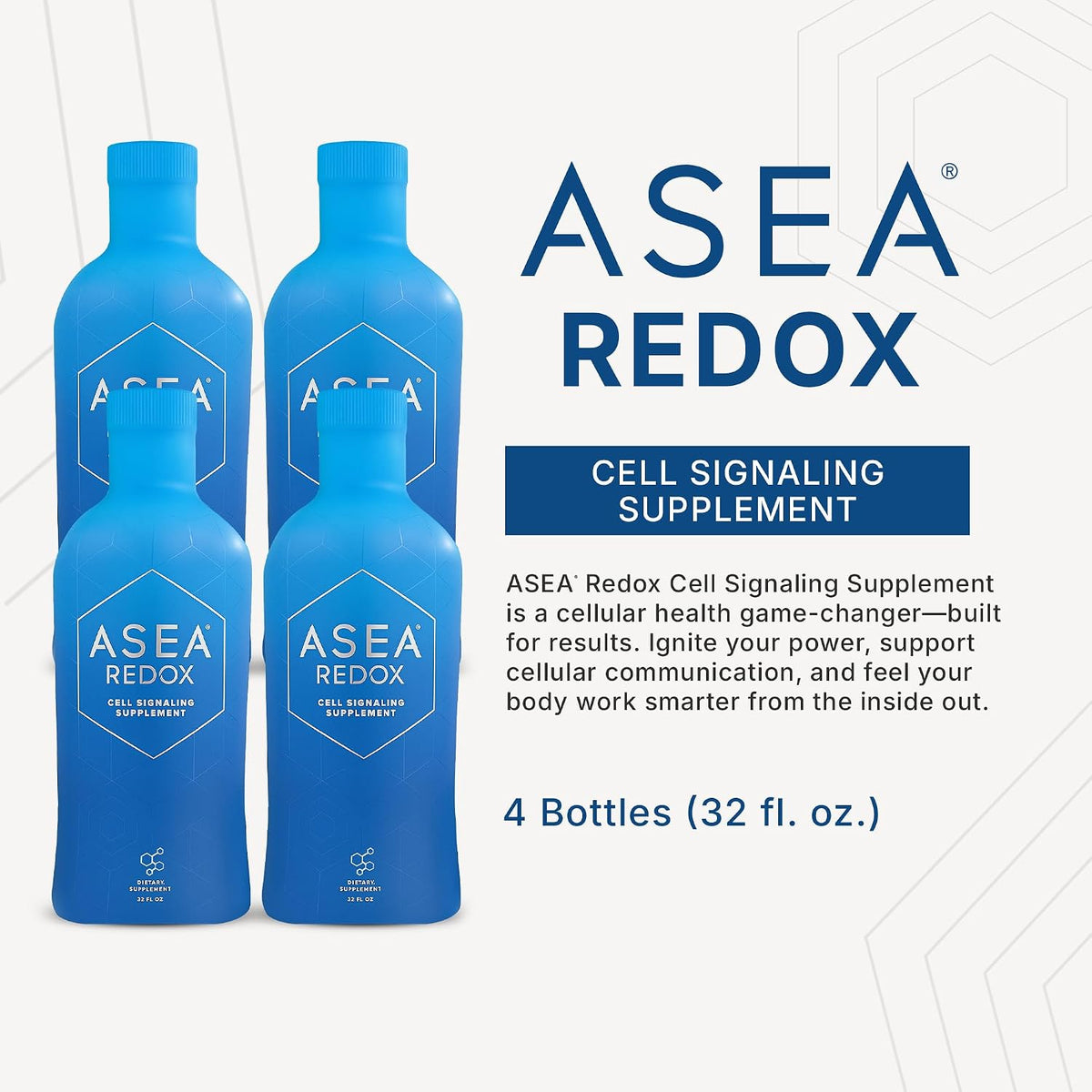 ASEA REDOX Cell Signalling Supplement - 4 Pack - görsel 3