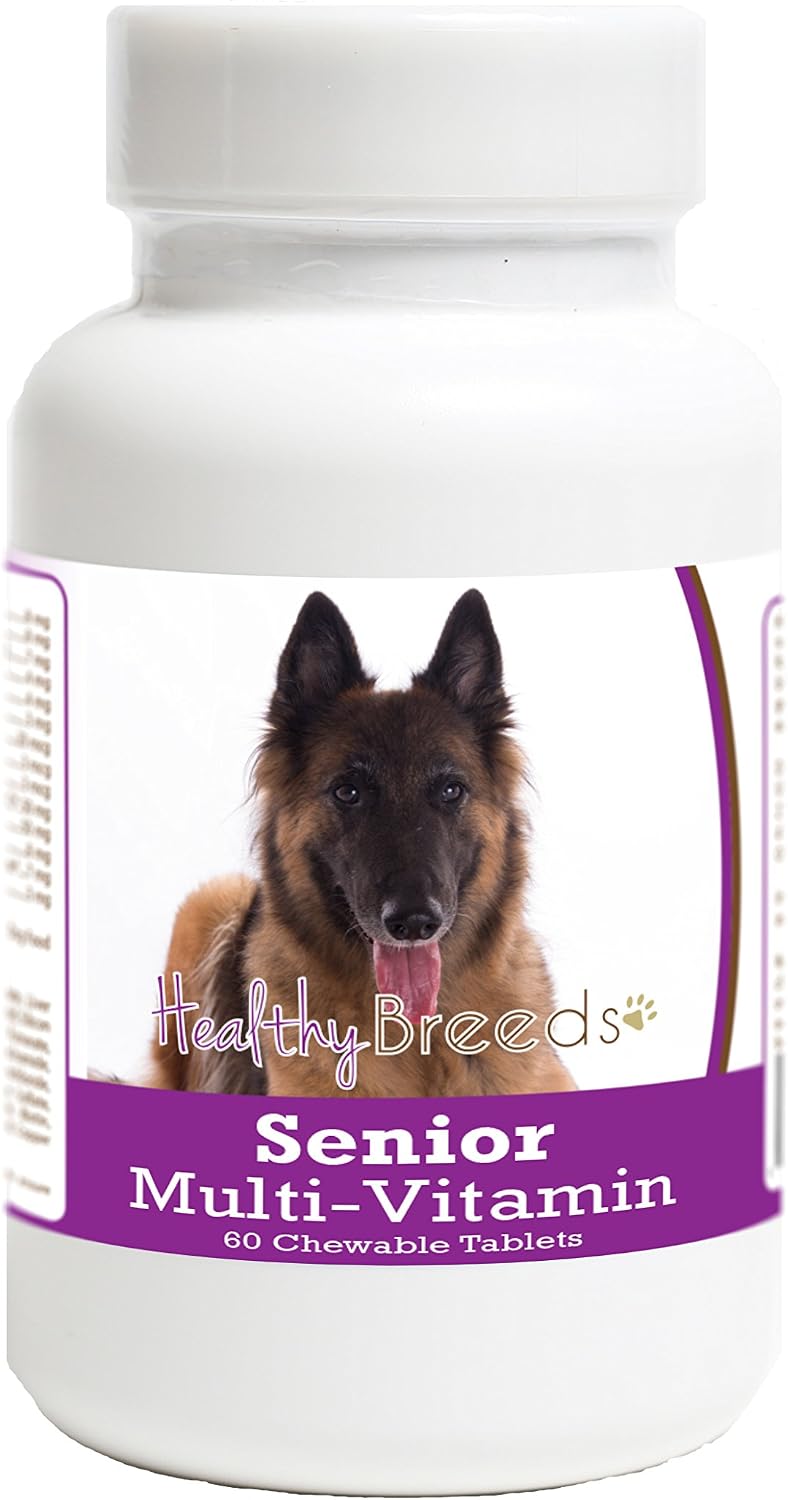 Healthy Breeds Belgian Tervuren Senior Dog Multivitamin Tablets, 60 Count - görsel 1