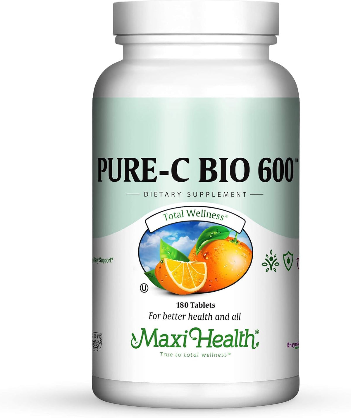 Pure-C Bio 600 Vitamin C Complex 600 mg - 180 Tablets - görsel 1