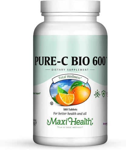 Pure-C Bio 600 Vitamin C Complex 600 mg - 180 Tablets