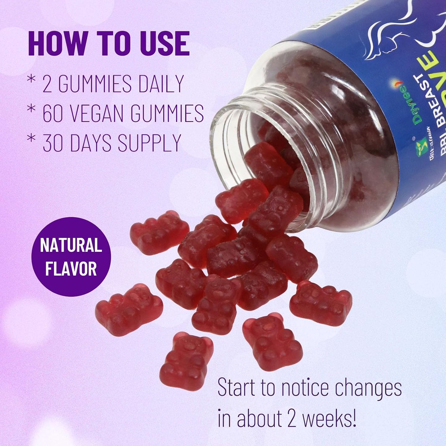 Wins Town BBL Breast Curve Gummies, 60 Count | Butt & Breast Enhancement Food Supplement - görsel 5