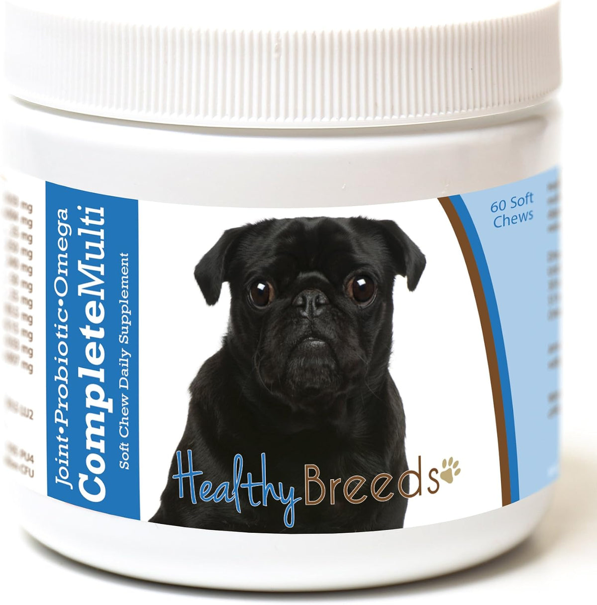 Healthy Breeds Pug All in One Multivitamin Soft Chew - 60 Chews - görsel 1