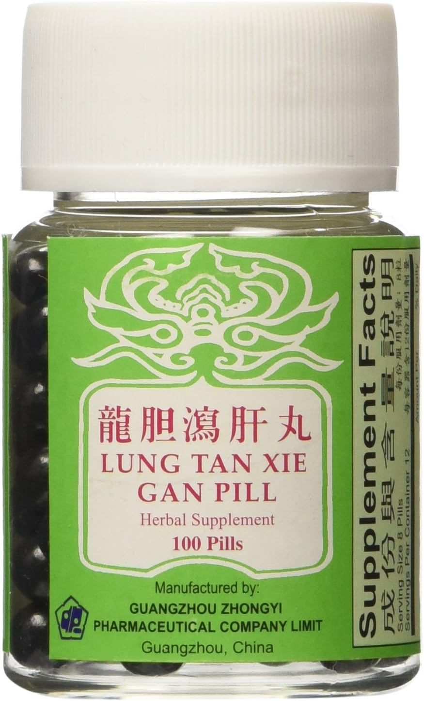 Lung Tan Xie Gan Pill (for Bile System) - Herbal Supplement, 100 Pills - görsel 1