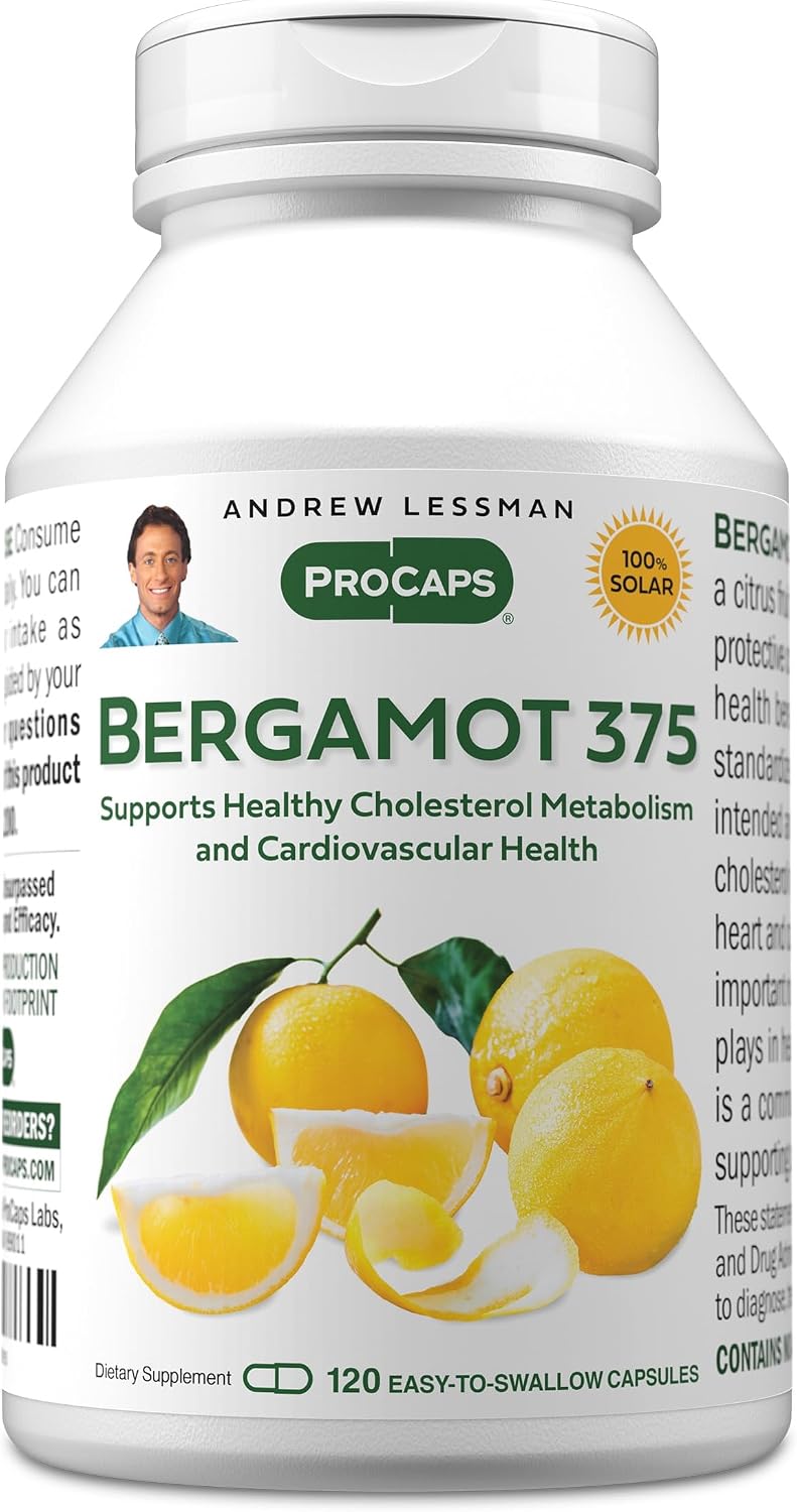 ANDREW LESSMAN Bergamot 375mg – 240 Capsules – High Potency, Standardised Extract. No Additives. - görsel 9