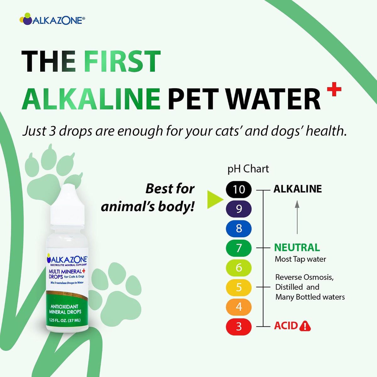 Alkazone Alkaline Multi Mineral Drops for Cats and Dogs - görsel 2