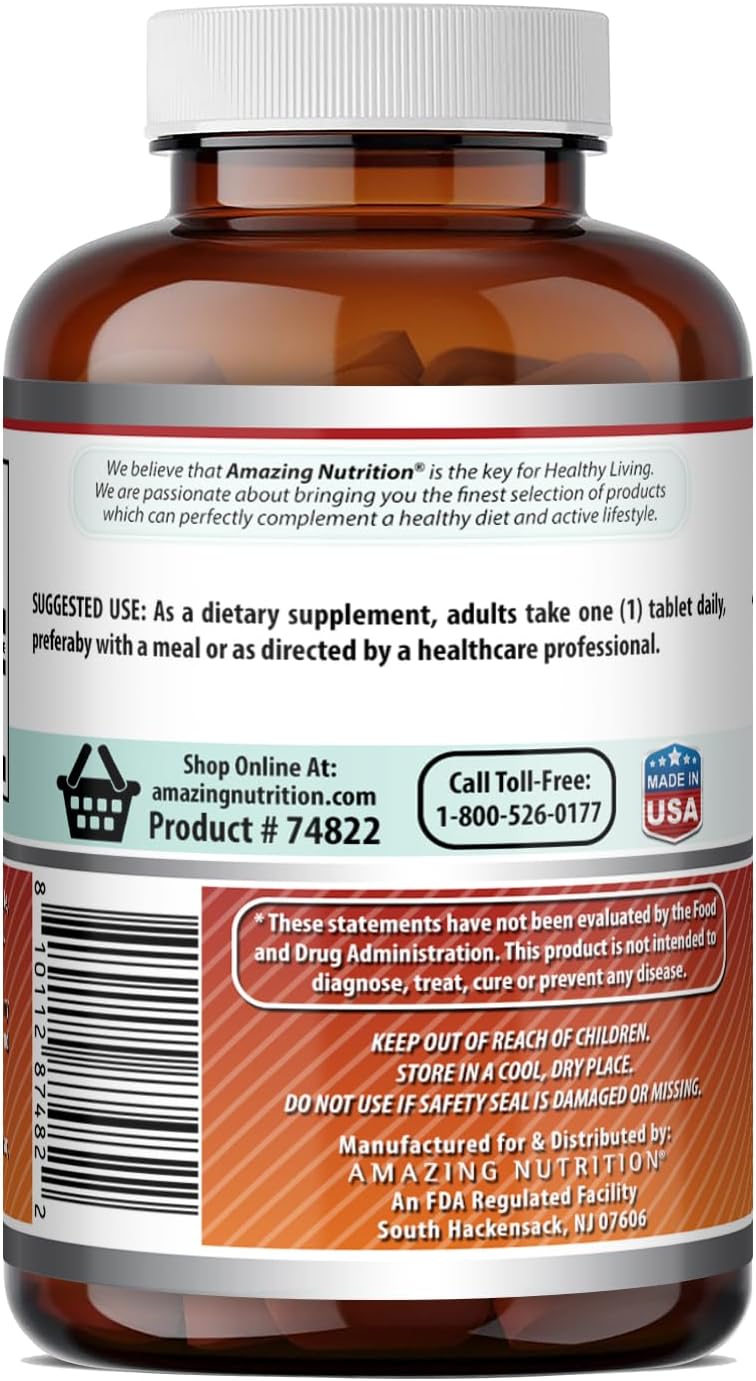 Amazing Formulae Folic Acid 1000 mcg (1 mg) Tablets, 500 Count - görsel 4