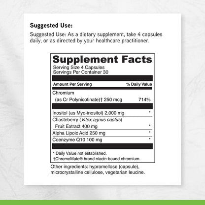 DAVINCI Labs - Inositol + Vitex Plus - A – Inositol – Often referred to as vitamin B8, inositol is a carbohydrate – Image 6