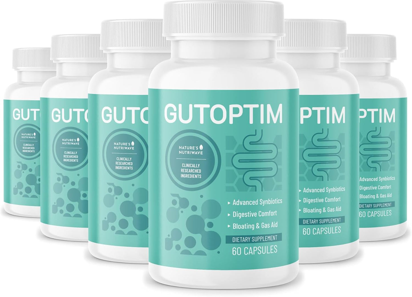 GutOptim Pre & Probiotic Enzyme Capsules – 60 Capsules, 1 Month Supply - görsel 6
