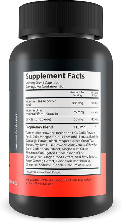 Healthy Sugar Defender Max – Our Finest Sugar Support Supplement – Multi-Action Blood Health Capsules for Circulation & Vein Support – Herbal Formula for Legs, Heart & Body