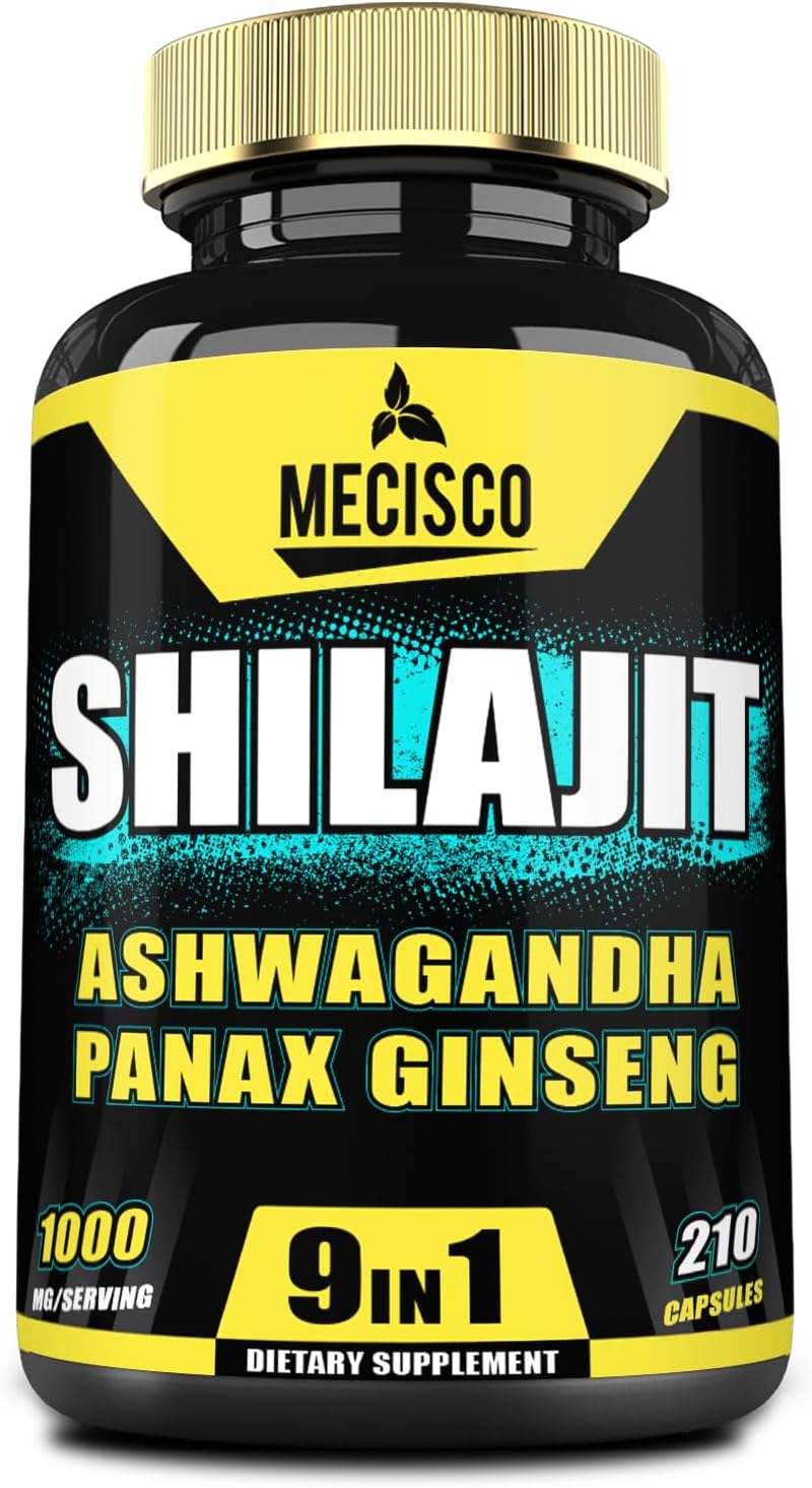 Shilajit Supplement with Ashwagandha Root, Panax Ginseng, L-Arginine, Chaga & More - Immune Support, Energy Production, Stamina & Comfortable Mood - 60 Capsules - görsel 7