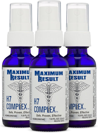 H7 Complex Homeopathic Sublingual Spray for Vitality – 3-Month Supply
