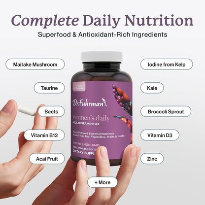 Dr. Fuhrman Women's Multivitamin - Whole – Zinc: Contributes to immune defence, skin health, and wound healing. – Image 3