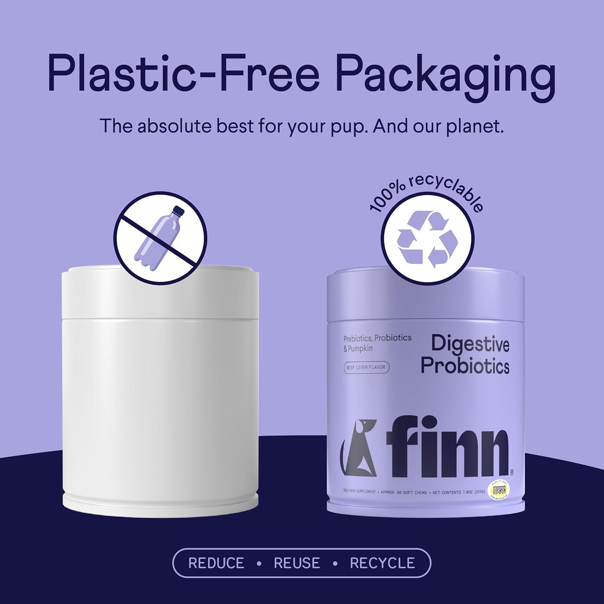 Finn Digestive Probiotics for Dogs | Pumpkin & Prebiotics | Beef | 90 Soft Chews - görsel 7