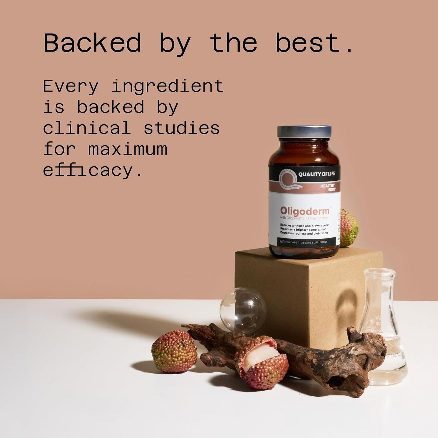 Quality of Life Oligoderm, Premium Skin Support Supplement with Oligonol and Niacinamide - 60 Capsules - görsel 4