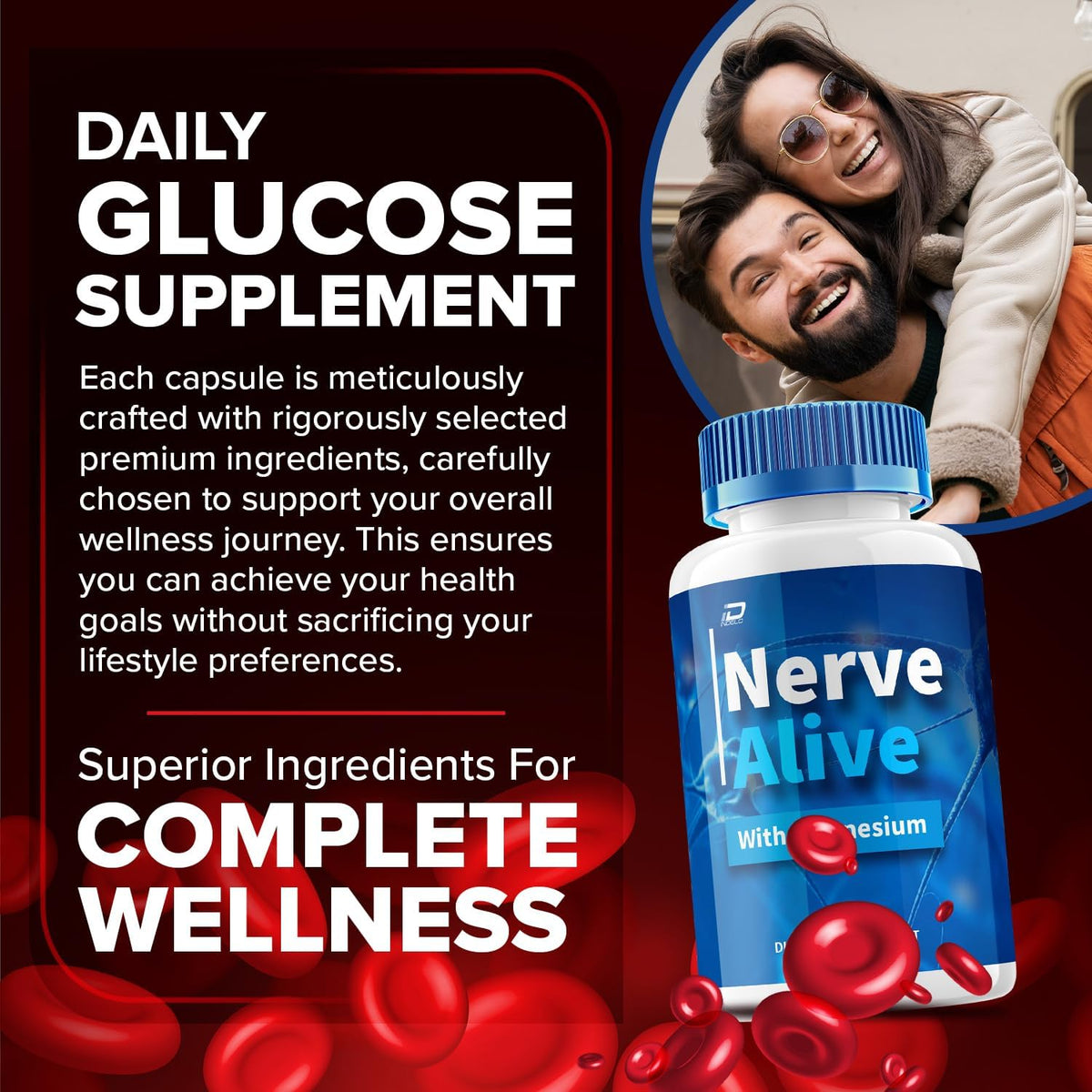 Nerve Alive Capsules – NerveAlive Advanced Supplement, All Natural Formula to Maintain Healthy Levels, Maximum Strength (5 Pack – 300 Capsules) - görsel 2