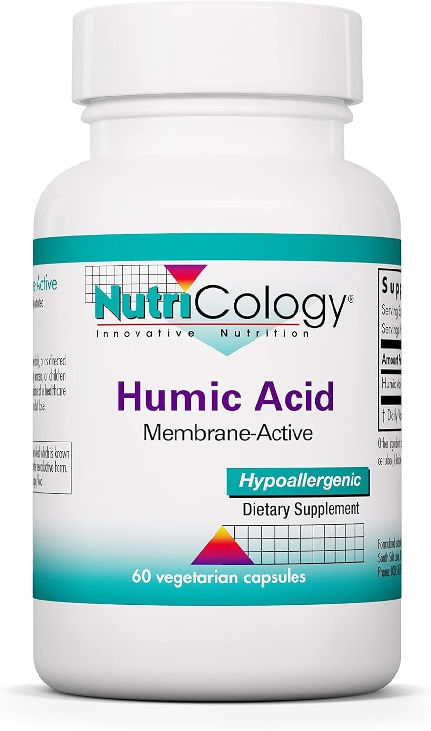 Allergy Research Group NutriCology Humic Acid - 750 mg - 60 Capsules - görsel 1
