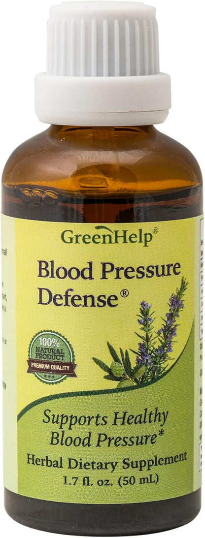 Blood Pressure Defence – Herbal Blood Pressure Support Supplement with Rosemary, Olive Leaf & Shepherd’s Purse