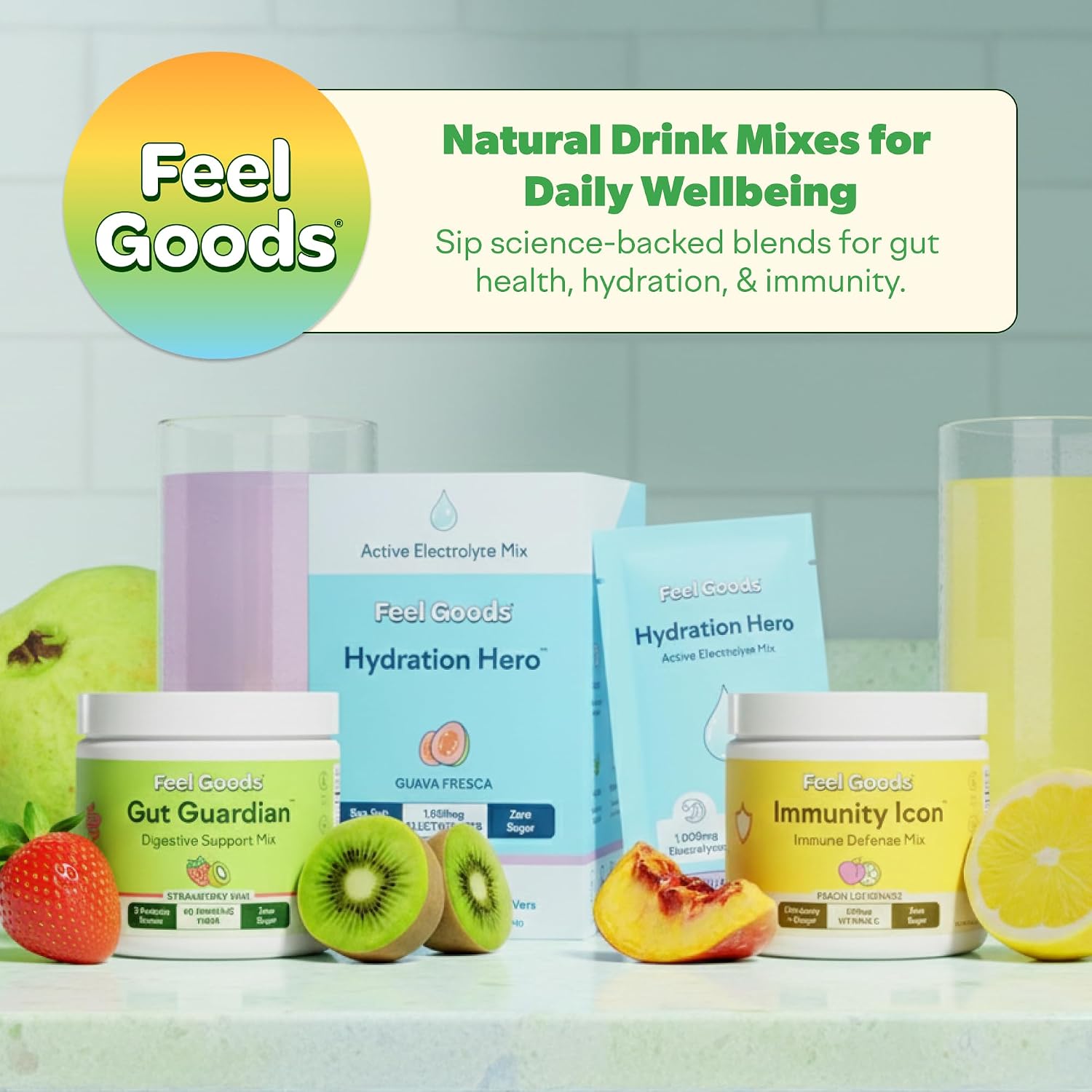 Feel Goods Immunity Icon – Vitamin C Immune Support Powder Drink Mix - görsel 7