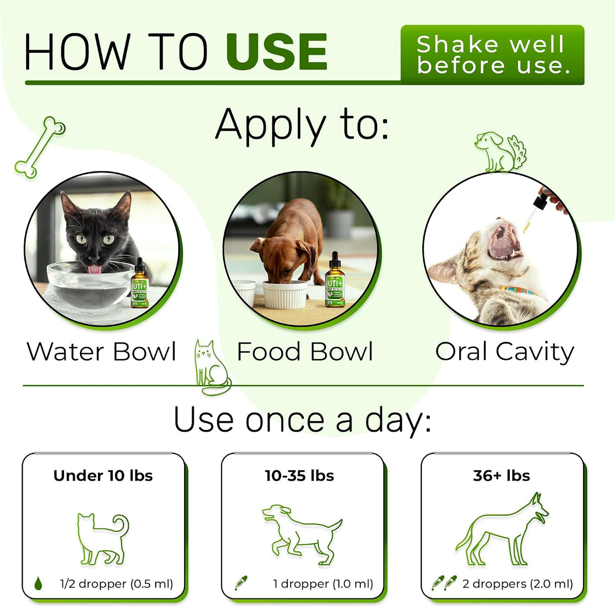 Alfa Love Pets Urinary Tract Support for Cats and Dogs - Cranberry Supplement - 2 oz - görsel 4