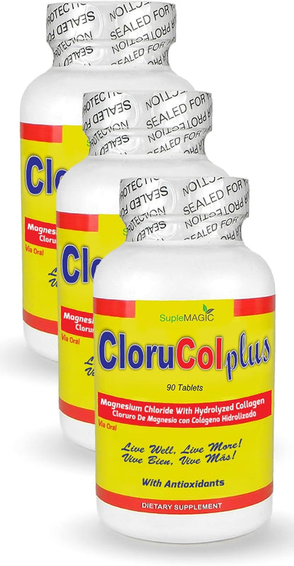 Suplemagic Magnesium Chloride and Hydrolysed Collagen Supplement