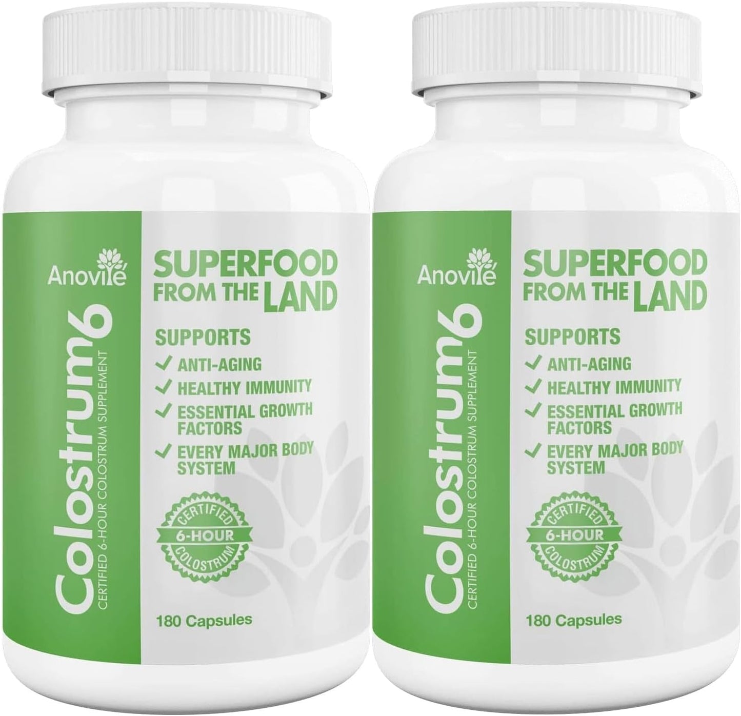 Anovite Colostrum6 Capsules 180 Capsules (2-Pack) - görsel 1