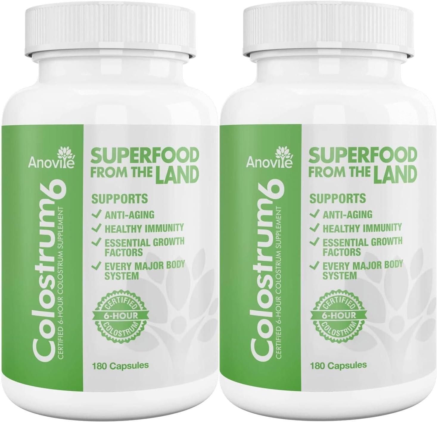 Anovite Colostrum6 Capsules 180 Capsules (2-Pack) - görsel 1