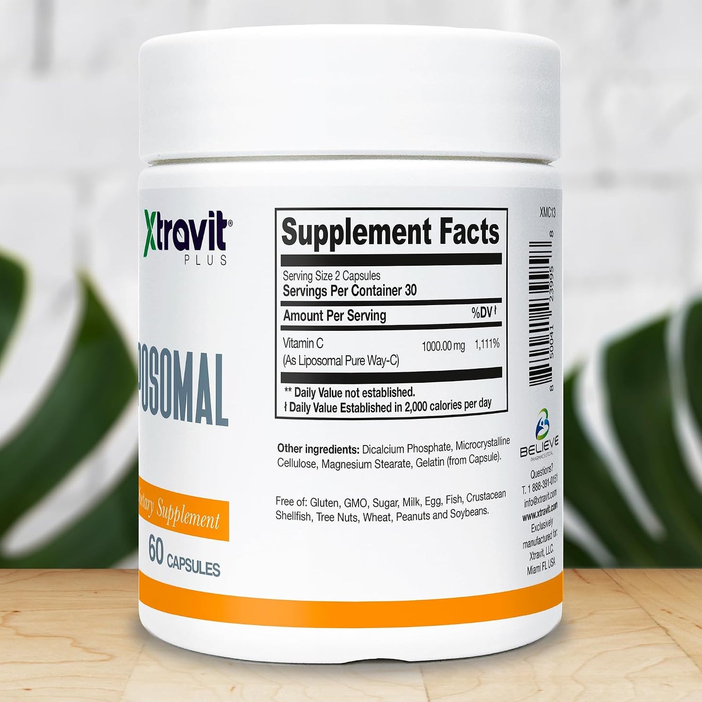 Liposomal Supplement – Vitamin C Immune & Anti-Ageing Support – Natural PureWay-C Vitamins for Men & Women – Non-GM, Gluten & Sugar-Free, No Fillers, 1000mg, 60 Capsules - görsel 2
