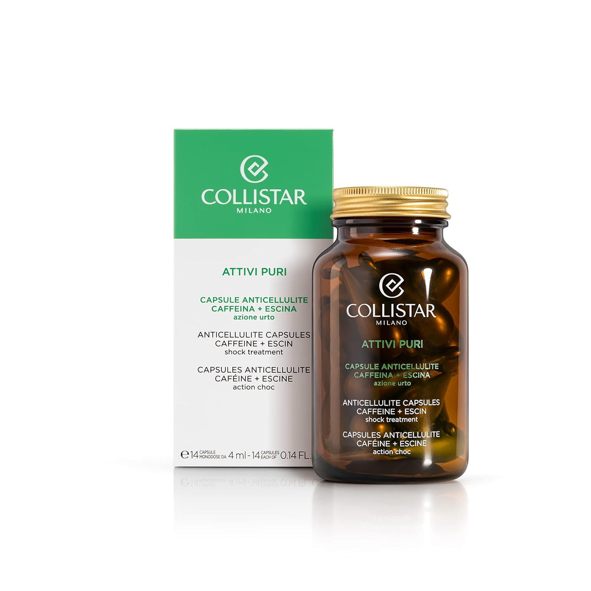 Collistar Pure Actives Anticellulite Capsules (4ml x 14 Capsules) - görsel 3