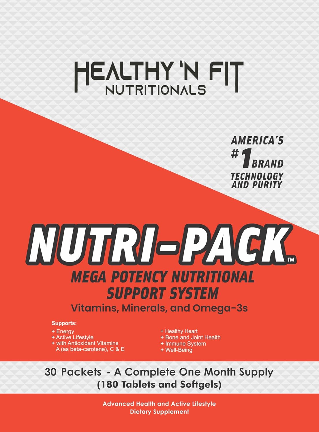 Healthy 'N Fit NUTRI Pack - 30 Day Packets - Multivitamin All-in-One Daily Packets - görsel 4