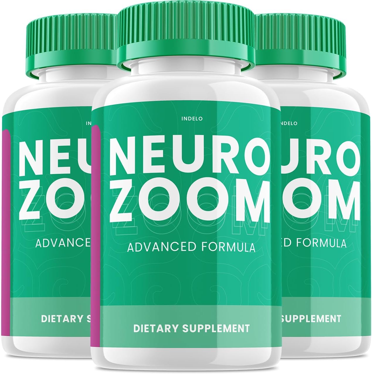(3 Pack) Neuro Zoom Brain Boost Supplement - Advanced Memory Support Formula - görsel 1