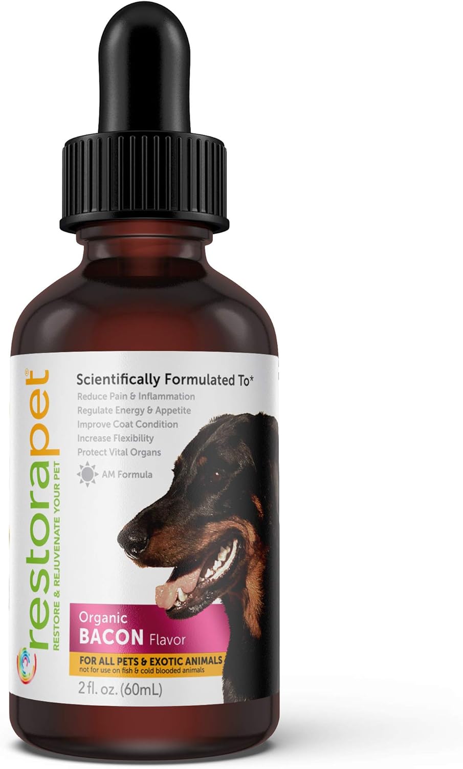 RestoraPet Bacon Liquid Multivitamin for Dogs and Cats - görsel 1
