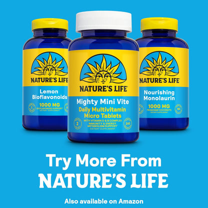 Nature's Life Fortifying Quercetin 370 mg – Bioflavonoid Support for Overall Wellbeing – 100 Vegetarian Capsules