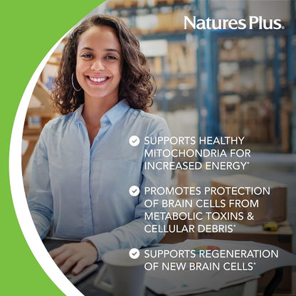 NaturesPlus Brainceutix PQQ – 60 Vegan Capsules – Pyrroloquinoline Quinone Supplement for Memory, Clarity & Brain Power