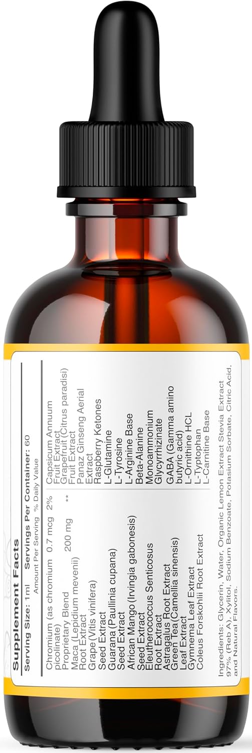 Ginger Slim Drops - Official GingerSlim All Natural Liquid Supplement, 1 Month Supply - görsel 7