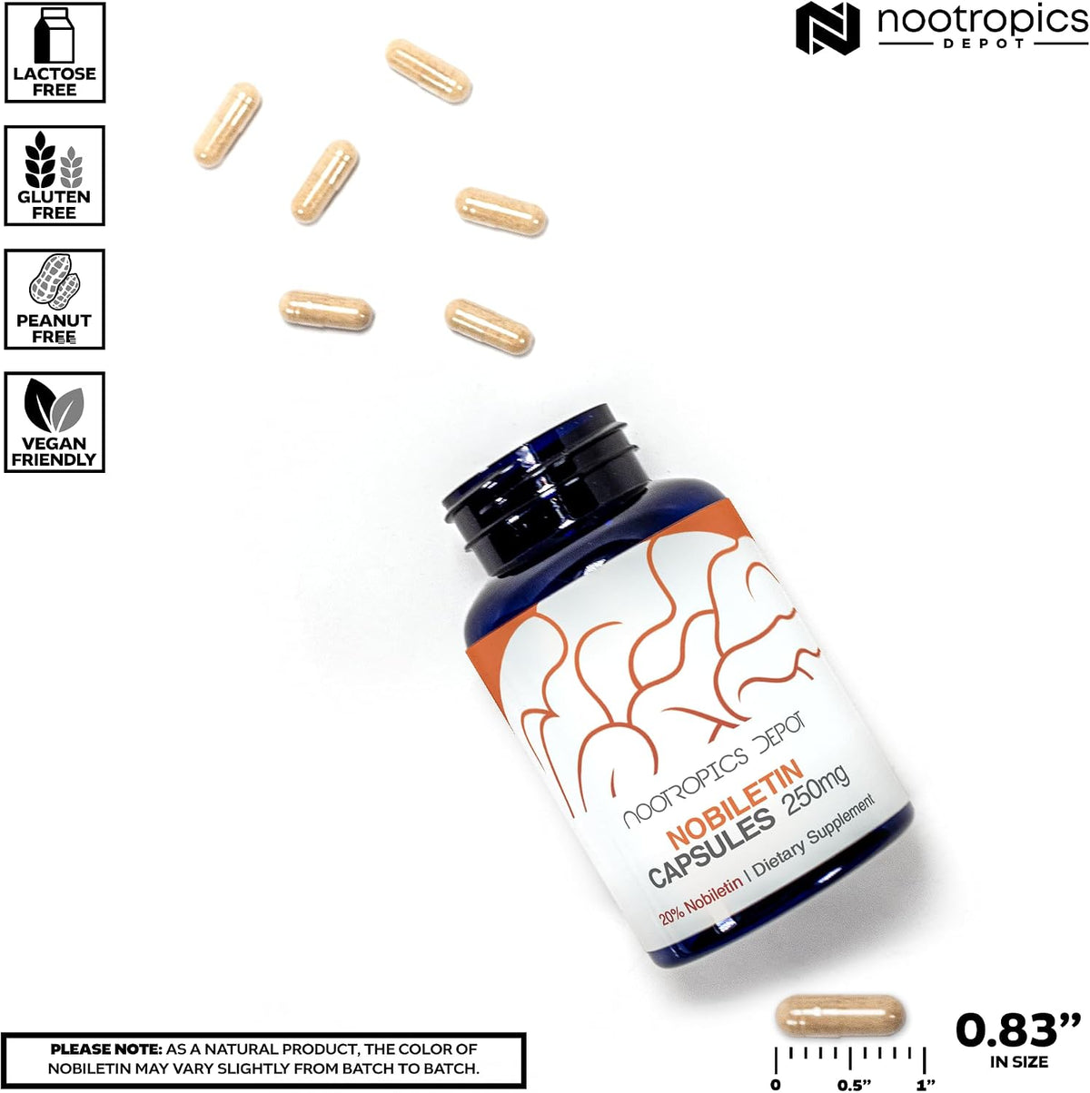 Nootropics Depot Nobiletin Capsules - 250mg (20% Extract) - 30 Count - görsel 3
