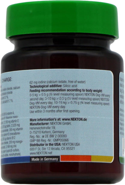 Nekton Dog-VM Canine Vitamin, Mineral and Trace Supplement, 30g