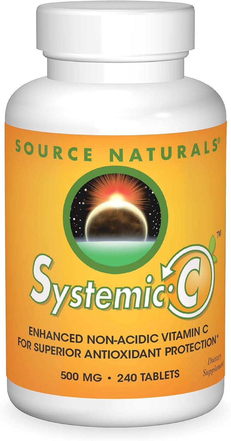 Source Naturals Systemic C, 500 mg – 240 Tablets - görsel 1
