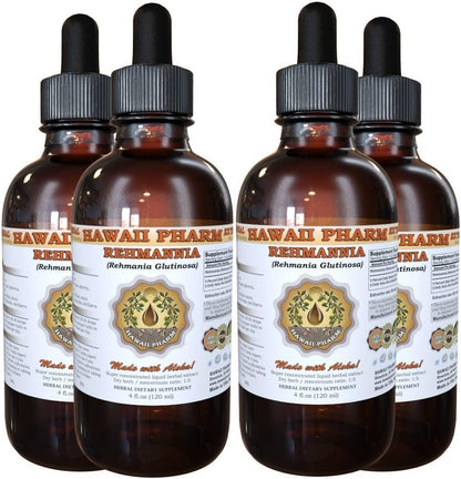 Hawaii Pharm Rehmannia Liquid Extract, Professional Grade, Small Batch Crafted Rehmannia (Rehmannia Glutinosa) Tincture, Herbal Supplement, 946 ml
