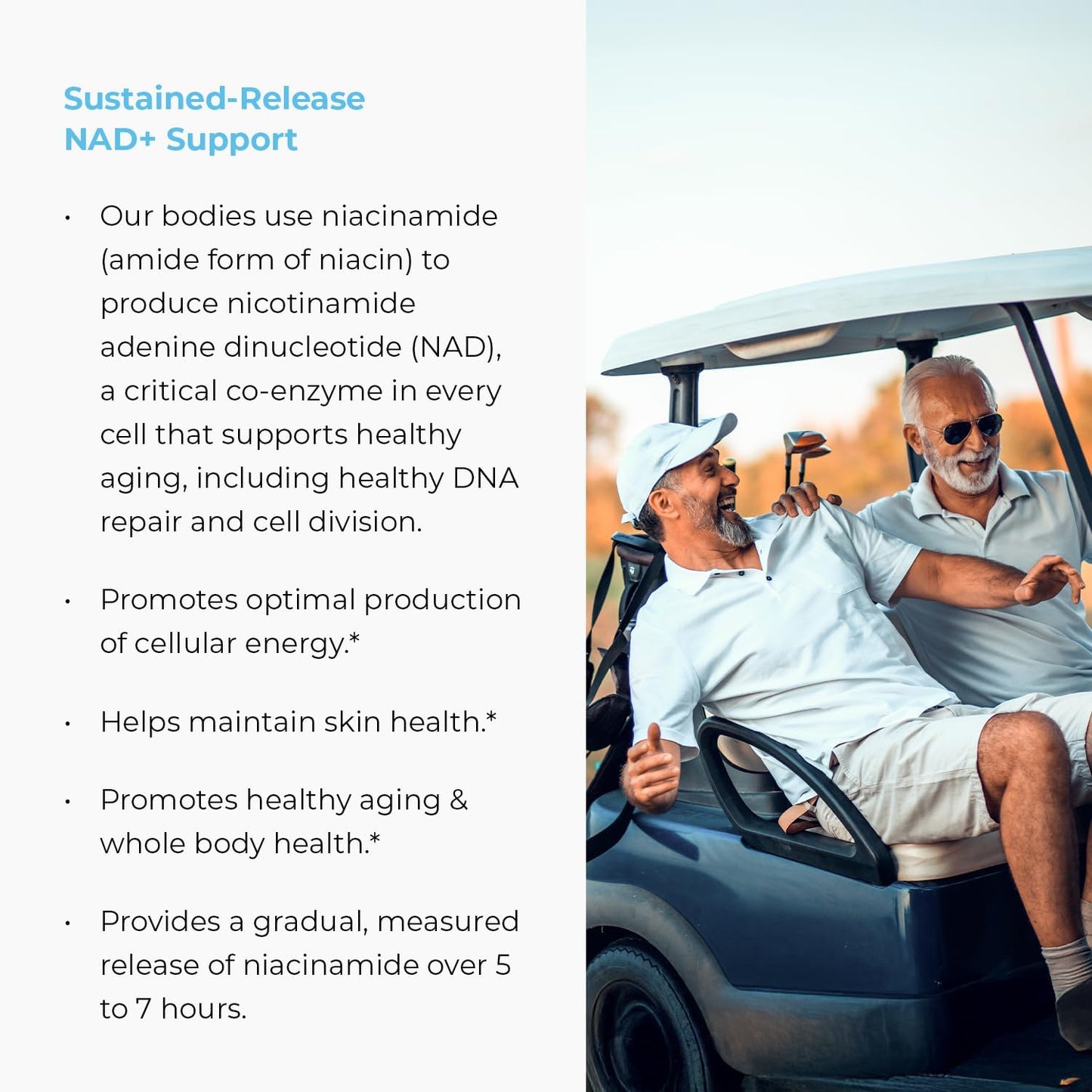 ENDUR-AMIDE Sustained-Release Niacinamide 500mg | Supports Normal Skin & Energy-Yielding Metabolism | Gluten-free (90 Tablets) - görsel 4