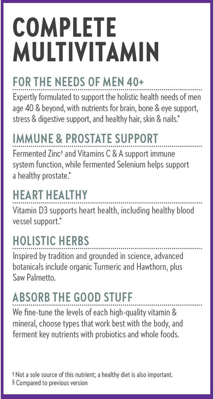 New Chapter One Daily Every Man's Multivitamin 40+ – 72 Tablets