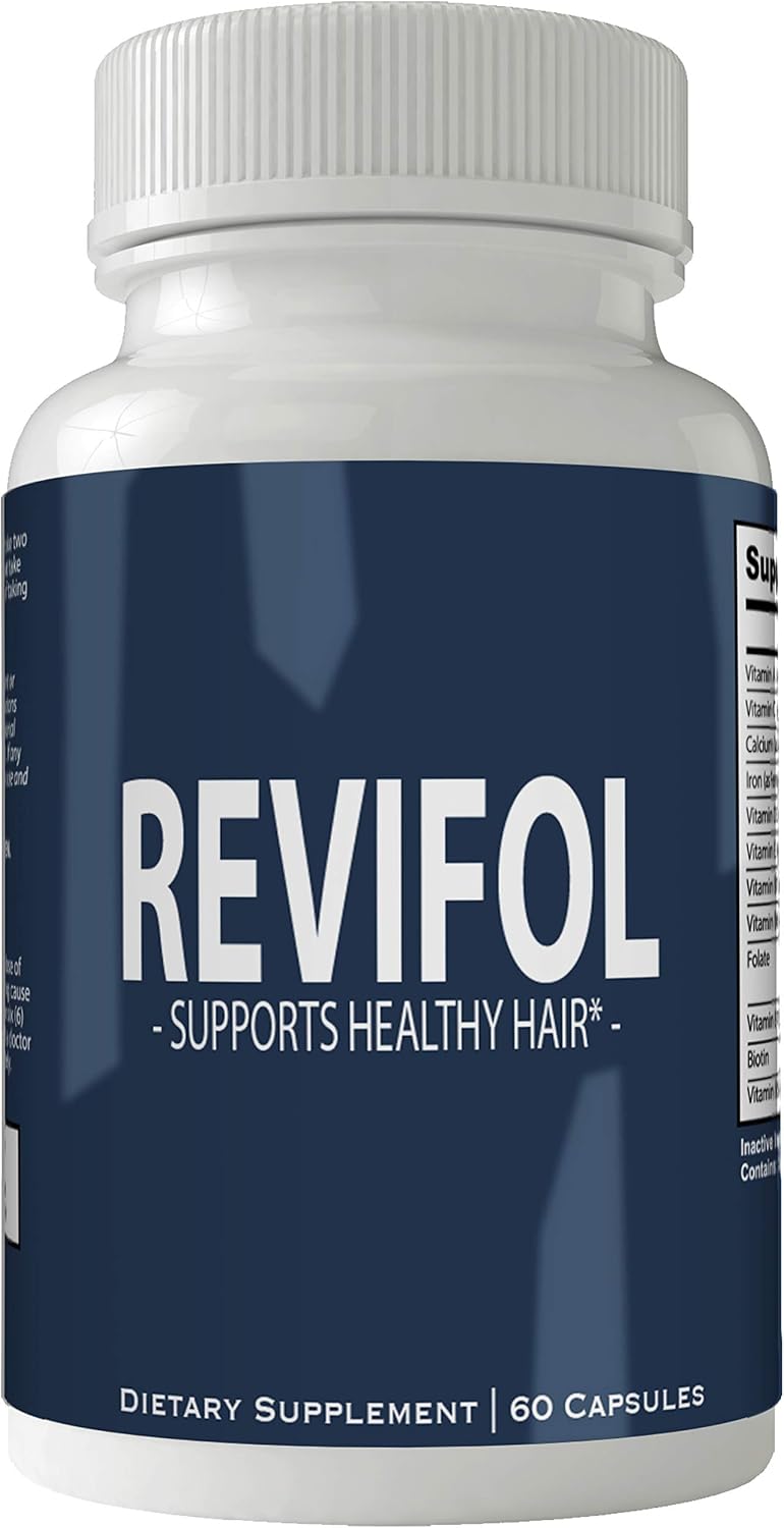 Revifol Hair, Skin and Nails Supplement - Advanced Biotin Formula - 60 Capsules - görsel 1